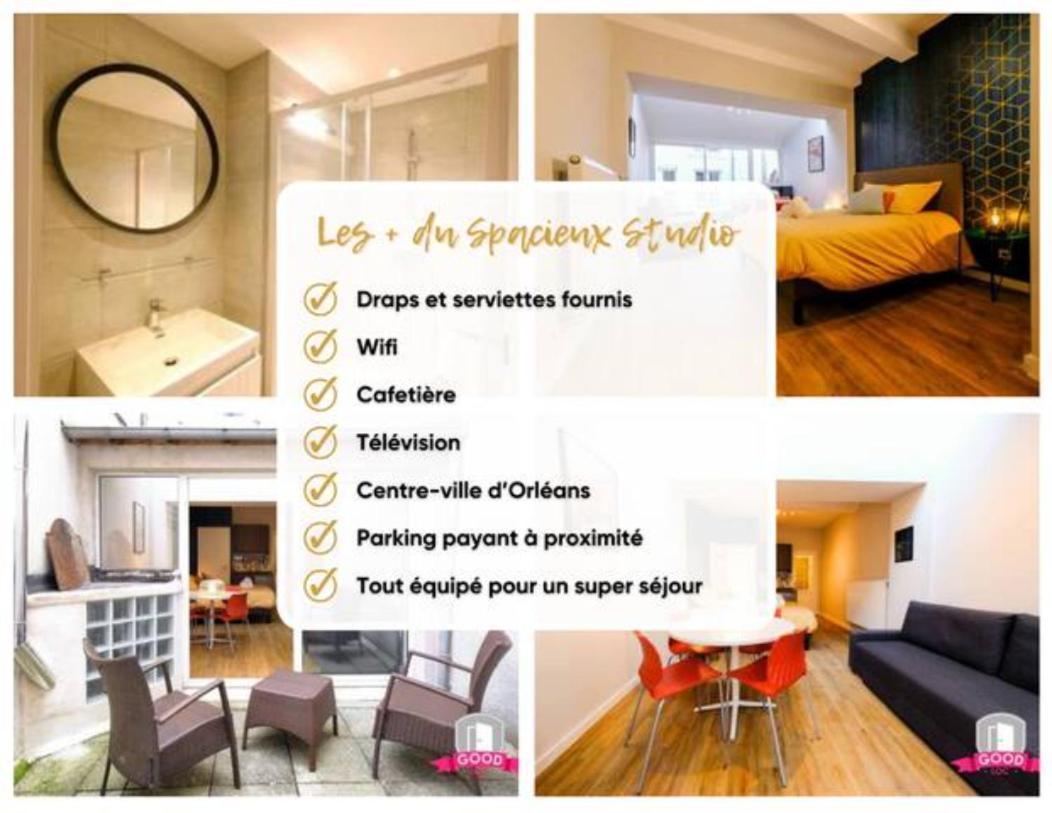 Spacieux Studio Neuf Orleans Centre 아파트 외부 사진